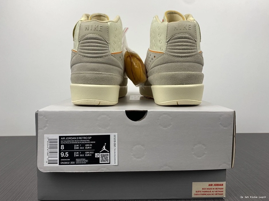 Union Air 'Rattan' 2 DN3802 Retro 200 - LA Jordan SP X 0519
